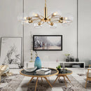 Modern Glass Chandelier for Kitchen Pendant Light Minimalist Creative Bedroom Dining Room Ljojo
