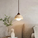 LED Hanging Lamp Yellow Travertine for Kitchen Island Dining Room Chandelier Ljojo