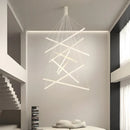 Ljojo Minimalist Duplex LED Chandelier for Living Room, Restaurant, Villa Hall