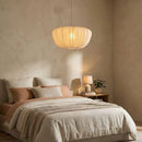 Japanese Wabi Sabi Retro Fabric Pendant Light Chandelier for Living Room by Ljojo