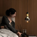 Modern Glass Pendant Lights for Bedroom Dining Room by Ljojo - Stylish Night Lighting Décor
