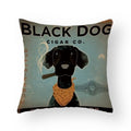 Funny Cartoon Cat & Dog Pillow Covers by Ljojo: Luxury Sofa Bed Decor Pillowcase