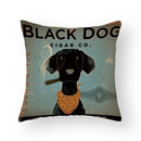 Funny Cartoon Cat & Dog Pillow Covers by Ljojo: Luxury Sofa Bed Decor Pillowcase