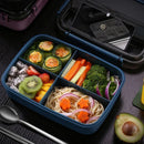 Ljojo Lunch Box Set with Spoon & Fork | High Capacity, Leakproof, Microwave Safe
