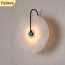 Ljojo Marble Circle Wall Lamp for Home Decor & Lighting Fixtures