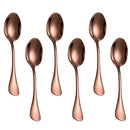 Ljojo Mini Gold Spoon Set for Coffee, Dessert, Tea - 6Pcs Stainless Steel Kitchen Accessories