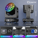 Ljojo™ 19x15W RGBW LED Moving Head Beam Focusing Light for Disco Bar Party