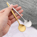 Ljojo Mini Teaspoon Set in Black Rose Gold Stainless Steel