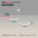 Ljojo Minimalist Aluminum Pendant Light Chandelier for Home Room Decoration