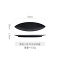 Ljojo Long Leaf Plate - Premium Ceramic Sushi Platter