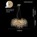 Luxury Gold Crystal Chandelier Pendant Lamp for Living Dining Bedroom - Ljojo