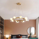 Ljojo Modern Nordic Magic Bean Pendant Lights Stylish Bubble Chandelier for Living Room