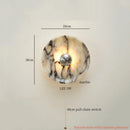 Ljojo Marble LED Wall Lights: Modern Minimalist Bedroom Kitchen Decor