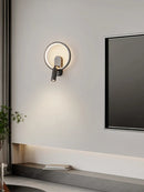 Ljojo Luxury Brass Copper LED Reading Wall Lamp