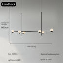 Modern Glass Ball Led Chandelier Luxury Designer Pendant Lamp for Bedroom Living Room by Ljojo