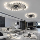 Ljojo 2024 Modern Chandelier Ceiling Fan for Home Decor Lighting