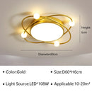 Minimalist Ring LED Ceiling Lamp for Bedroom | Modern Indoor Lighting Fixture by Ljojo