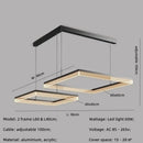 Ljojo LED Pendant Light - Modern Chandelier for Living Room, Bedroom, Home Restaurant