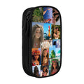 Ljojo Moana Kids Cartoon Pencil Case: Large Capacity, Office Supplies, Amazing Gift
