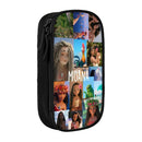Ljojo Moana Kids Cartoon Pencil Case: Large Capacity, Office Supplies, Amazing Gift