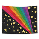 Boho Sun Moon Phase Rainbow Tapestry by Ljojo - Bedroom Decor Bedspread