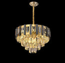 Ljojo Gold Modern Chandelier Crystal Lamp | Luxury Round LED Light Fixture