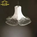 LED Petal Glass Pendant Light Modern Bedroom Dining Room Fixture by Ljojo