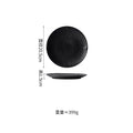 Ljojo Matte Striped Ceramic Plate Set for Molecular Cuisine Tableware