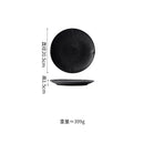 Ljojo Matte Striped Ceramic Plate Set for Molecular Cuisine Tableware