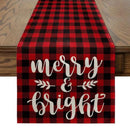 Christmas Tree Printed Table Runner by Ljojo: Festive Home Party Decor