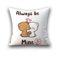 Ljojo 45x45 Cushion Cover, Cute Square Pillowcase, Birthday Wedding Gift
