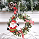 Ljojo Mini Christmas Wreath Ornament Set for Festive Decor
