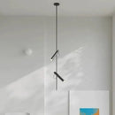 Ljojo Vertical Suspension Modern LED Pendant Light Spot Foyer Dining Room Hanging Lamp