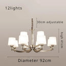 LED Ceiling Pendant Lamps Glass Chandeliers for Living Dining Room by Ljojo