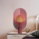 Ljojo Minimalist Grid Table Lamp - Iron Mesh Studio Desk LED Lighting