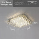 Ljojo Modern Gold Crystal Chandelier Ceiling Lamp for Dining Living Bedroom Island Decor