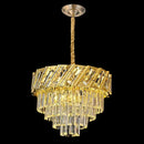 Ljojo Gold Modern Chandelier Crystal Lamp | Luxury Round LED Light Fixture