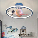 Cartoon Unicorn Astronaut Pendant Light for Children's Room by Ljojo