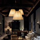 Ljojo Japanese Wabi-Sabi Linen E27 Pendant Lights Retro Catering Restaurant Hanging Lamps