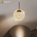 Crystal Ball Pendant Light Ljojo: Modern Luxury Bedroom Decor Hanging Line Light