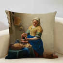Elegant Ljojo 45x45cm Print Cushion Cover for Home, Hotel, Office Décor