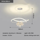 Ljojo Modern Glass Ball Chandelier for Dining Living Room Pendant Lamp Fixtures
