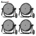 Ljojo™ RGB Par Light 72LEDs DMX Remote Control DJ Disco Party Lights