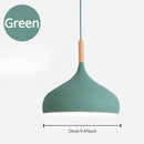 Modern Macaroon Chandelier: Aluminum Hanging Light for Home Office Decor by Ljojo