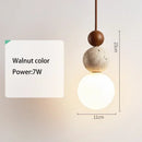 LED Hanging Lamp Yellow Travertine for Kitchen Island Dining Room Chandelier Ljojo