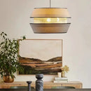 LED Chandelier Modern Wabi Sabi Wicker Pendant Lamp by Ljojo
