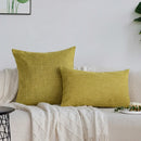 Ljojo Linen Cushion Covers for Sofa, Living Room, Car - Decorative Pillowcase