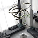 Ljojo LED Chandelier: Modern Minimalist Home Lighting for Living Room, Bedroom, Kitchen