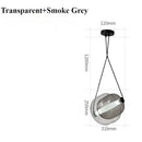 Ljojo Luxury Glass Pendant Chandelier for Bedroom, Restaurant, and Bar