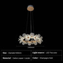 Crystal Flower Chandelier Artistic Pendant Light for Dining Room by Ljojo | Indoor Lighting Home Decor